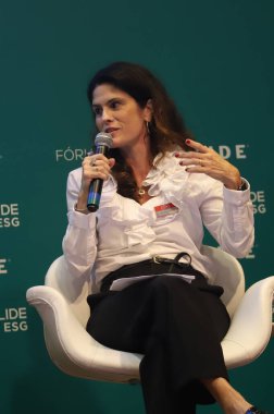 Panel III, Sosyal Sürdürülebilirlik: Sao Paulo 'daki yeşil ekonomide fırsatların üretimi. 6 Ekim 2022, Sao Paulo, Brezilya: Panel III Sosyal Sürdürülebilirlik: Yeşil ekonomide fırsatlar üretimi