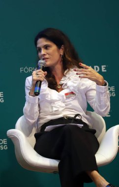 Panel III, Sosyal Sürdürülebilirlik: Sao Paulo 'daki yeşil ekonomide fırsatların üretimi. 6 Ekim 2022, Sao Paulo, Brezilya: Panel III Sosyal Sürdürülebilirlik: Yeşil ekonomide fırsatlar üretimi