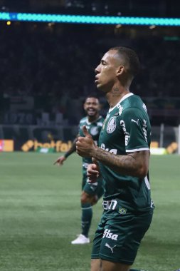 Brezilya Futbol Şampiyonası: Palmeiras Coritiba 'ya karşı. 6 Ekim 2022, Sao Paulo, Brezilya: Palmeiras ile Coritiba arasındaki futbol maçı, Brezilya Futbol Şampiyonası 'nın 30. turu için geçerli, Sao Paulo' daki Allianz Parque Stadyumu 'nda düzenlendi.