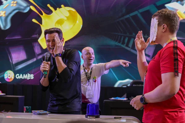 Bewegung Während Der Brazil Game Show Sao Paulo Oktober 2022 — Stockfoto