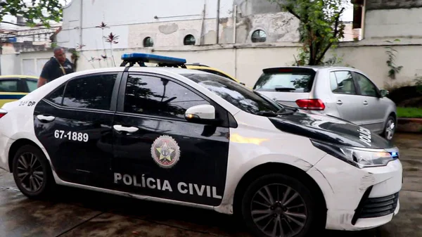 Polisen Griper Misstänkta För Mord Brasilianska Skådespelerskan Rio Janeiro Oktober — Stockfoto