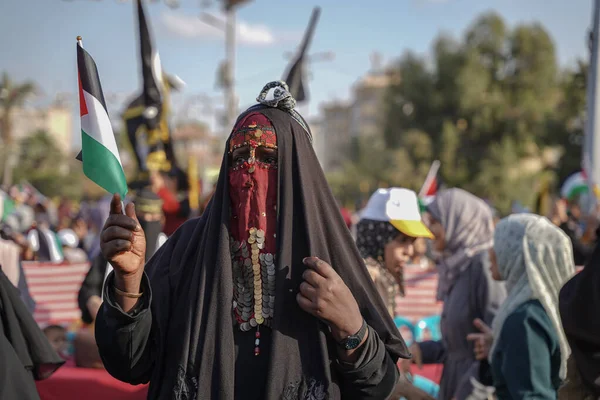 Движение Исламский Джихад Случаю Годовщины Основания Октября 2022 Года Газа — стоковое фото