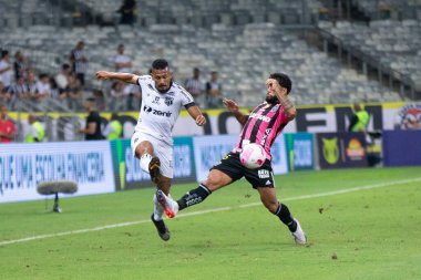 Brezilya Futbol Şampiyonası: Atletico-MG Ceara 'ya karşı. 9 Ekim 2022, Belo Hozironte, Minas Gerais, Brezilya: Mineirao Stadyumu 'nda düzenlenen Brezilya Futbol Şampiyonası' nın 31. turu için geçerli olan Atletico-MG ve Ceara arasındaki futbol maçı