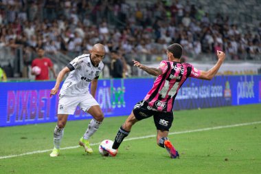Brezilya Futbol Şampiyonası: Atletico-MG Ceara 'ya karşı. 9 Ekim 2022, Belo Hozironte, Minas Gerais, Brezilya: Mineirao Stadyumu 'nda düzenlenen Brezilya Futbol Şampiyonası' nın 31. turu için geçerli olan Atletico-MG ve Ceara arasındaki futbol maçı