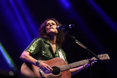 Gösteriyi Sao Paulo Oktoberfest 'te Brezilyalı şarkıcı Zelia Duncan sunar. 9 Ekim 2022, Sao Paulo, Brezilya: Sao Paulo, Sao Paulo 'daki Ibirapuera Jimnastik Kompleksi' nde 2022 Sao Paulo Oktoberfest 'in ilk haftasonu boyunca Brezilyalı şarkıcı Zelia Duncan' ın gösterisi