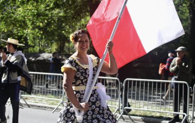 İspanyol Günü Geçidi NYC 2022. 9 Ekim 2022, New York, ABD: İspanyol Mirası aylarından biri olan Hispanik Günü Geçidi NYC 2022 Beşinci Cadde 'de 12.