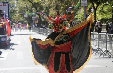 İspanyol Günü Geçidi NYC 2022. 9 Ekim 2022, New York, ABD: İspanyol Mirası aylarından biri olan Hispanik Günü Geçidi NYC 2022 Beşinci Cadde 'de 12.