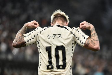 Brezilya Futbol Şampiyonası: Korintliler Athletico Paranaense 'ye karşı. 8 Ekim 2022, Sao Paulo, Brezilya: Neo Quimica Arena 'da düzenlenen Brezilya Futbol Şampiyonası' nın 31. turu için geçerli olan Korintliler ve Athletico Paranaense arasındaki futbol maçı 