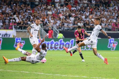 Brezilya Futbol Şampiyonası: Atletico-MG Ceara 'ya karşı. 9 Ekim 2022, Belo Hozironte, Minas Gerais, Brezilya: Mineirao Stadyumu 'nda düzenlenen Brezilya Futbol Şampiyonası' nın 31. turu için geçerli olan Atletico-MG ve Ceara arasındaki futbol maçı