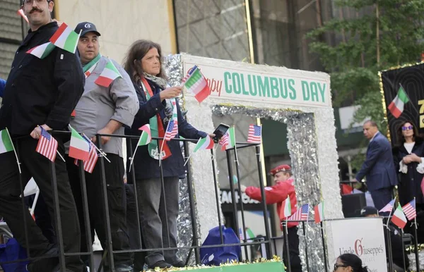 Columbus Day Parade 2022 Nyc Října 2022 New York Usa — Stock fotografie