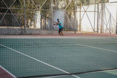 Filistin Olimpiyat Komitesi Tenis Kulübü Şampiyonası finalinin kapanış törenini düzenler. 11 Ekim 2022, Gazze, Filistin: 11 Ekim 2022