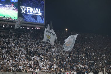 Brezilya Futbol Kupası - Finaller: Korintliler Flamengo 'ya karşı. 12 Ekim 2022, Sao Paulo, Brezilya: Korintliler ve Flamengo arasındaki futbol maçı, Brezilya Futbol Kupası için geçerli - finaller, 12 Çarşamba günü Sao Paulo 'daki Neo Quimica Arena Stadyumu' nda yapıldı.). 