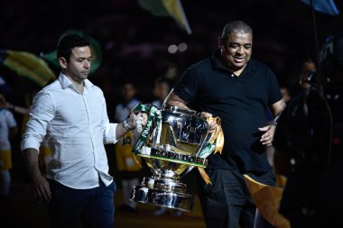 Brezilya Futbol Kupası - Finaller: Korintliler Flamengo 'ya karşı. 12 Ekim 2022, Sao Paulo, Brezilya: Korintliler ve Flamengo arasındaki futbol maçı, Brezilya Futbol Kupası için geçerli - finaller, 12 Çarşamba günü Sao Paulo 'daki Neo Quimica Arena Stadyumu' nda yapıldı.). 