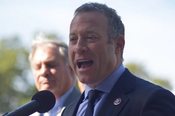 Der Kongressabgeordnete Josh Gottheimer Nimmt Einer Veranstaltung Vorfeld Der Zwischenwahlen — Stockfoto