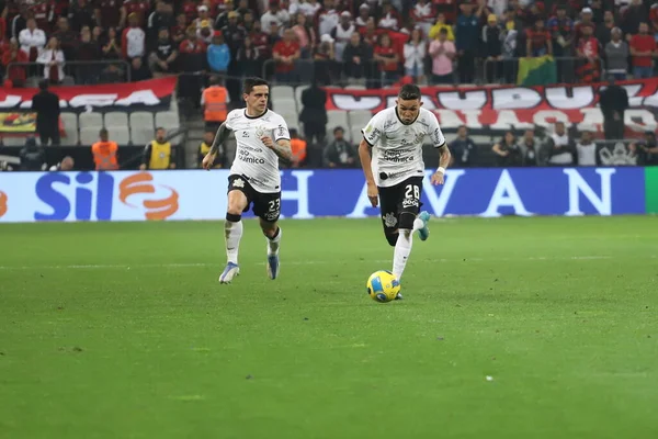 Brezilya Futbol Kupası Finaller Korintliler Flamengo Karşı Ekim 2022 Sao — Stok fotoğraf