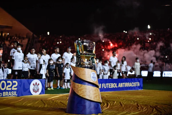 Copa Fútbol Brasil Finales Corinthians Flamengo Octubre 2022 Sao Paulo — Foto de Stock