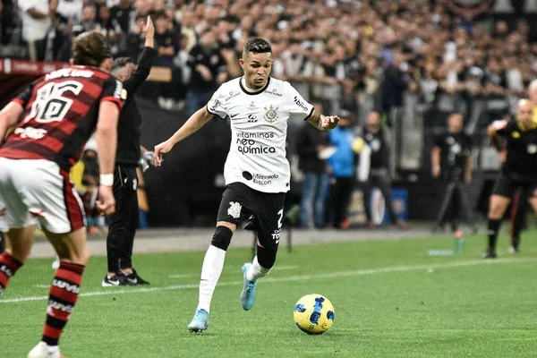 Copa Brasil Futebol Finais Corinthians Flamengo Outubro 2022 São Paulo — Fotografia de Stock