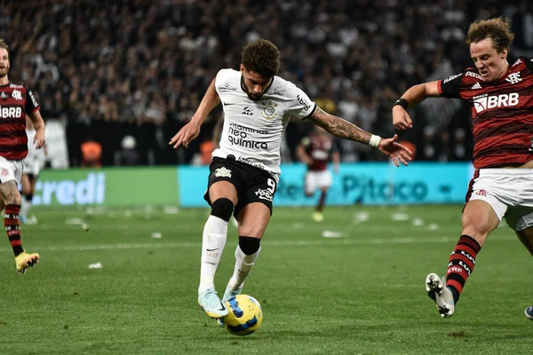 Copa Fútbol Brasil Finales Corinthians Flamengo Octubre 2022 Sao Paulo — Foto de Stock