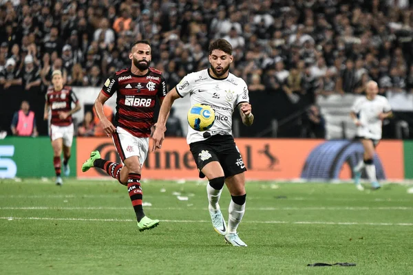 Brasilianische Fußballmeisterschaft Finale Corinthians Gegen Flamengo Oktober 2022 Sao Paulo — Stockfoto