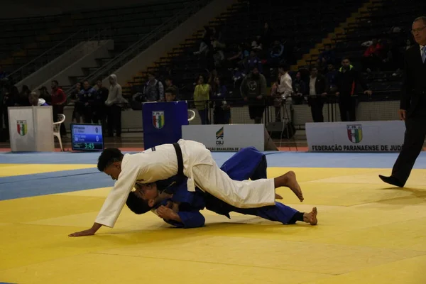 Кваліфікація Національний Відбір Бразильський Sub Sub Judo Курітібі Жовтня 2022 — стокове фото