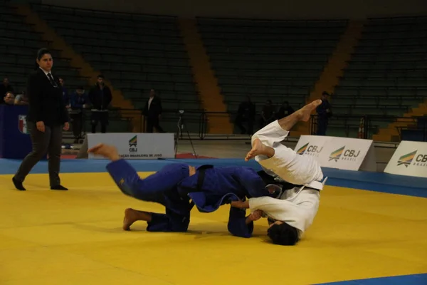 Qualifikation Nationale Auswahl Und Brasilianische U13 Und U15 Judo Curitiba — Stockfoto