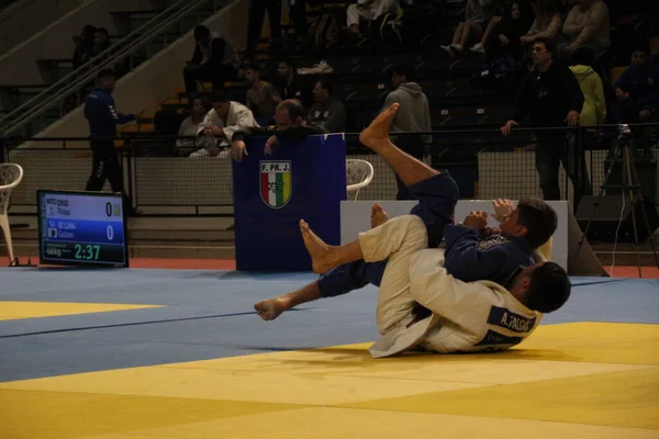 Elemeler Ulusal Seçim Brezilya Alt Curitiba Yaş Altı Judo Ekim — Stok fotoğraf