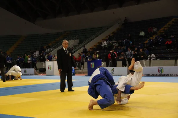 Qualifikation Nationale Auswahl Und Brasilianische U13 Und U15 Judo Curitiba — Stockfoto