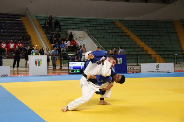 Elemeler Ulusal Seçim Brezilya Alt Curitiba Yaş Altı Judo Ekim — Stok fotoğraf