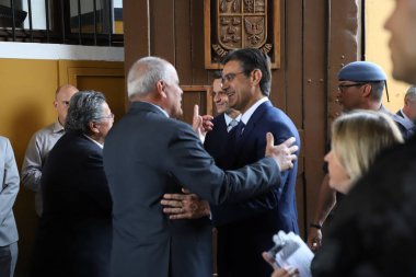 Sao Paulo 'daki taktik polisliğe atıfta bulunan Rota' nın kuruluşunun 52. yıldönümünü kutluyoruz. Outubro 14, 2022, Sao Paulo, Brezilya 1. Tabur 'da 