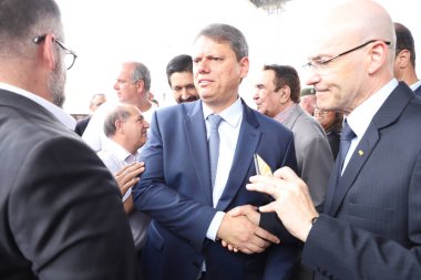 Sao Paulo 'daki taktik polisliğe atıfta bulunan Rota' nın kuruluşunun 52. yıldönümünü kutluyoruz. Outubro 14, 2022, Sao Paulo, Brezilya 1. Tabur 'da 