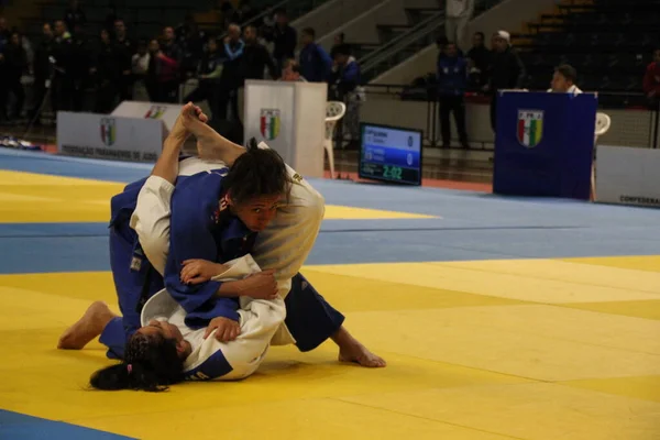 Curitiba Daki Taruma Spor Salonu Nda Kadınlar Ulusal Judo Davası — Stok fotoğraf