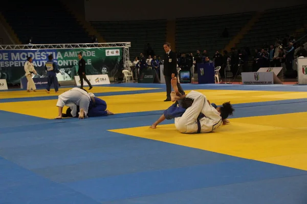 Procès National Féminin Judo Taruma Gym Curitiba Octobre 2022 Curitiba — Photo