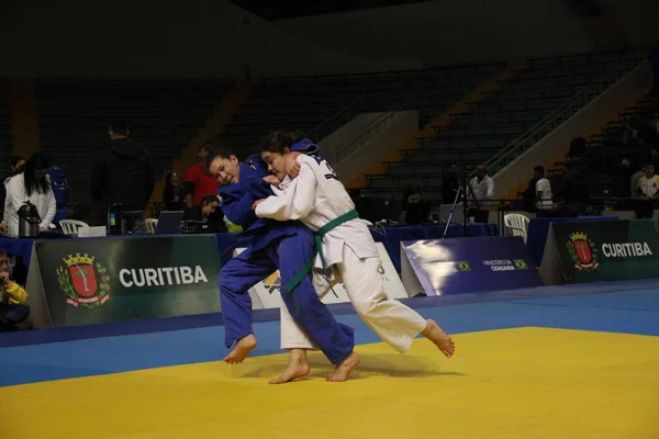 Brezilya Yaş Altı Judo Şampiyonası Curitiba Düzenlenmektedir Ekim 2022 Curitiba — Stok fotoğraf