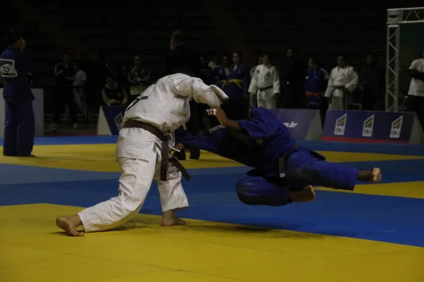 Die Brasilianische U15 Judo Meisterschaft Wird Curitiba Ausgetragen Oktober 2022 — Stockfoto