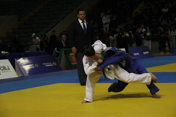 Die Brasilianische U15 Judo Meisterschaft Wird Curitiba Ausgetragen Oktober 2022 — Stockfoto