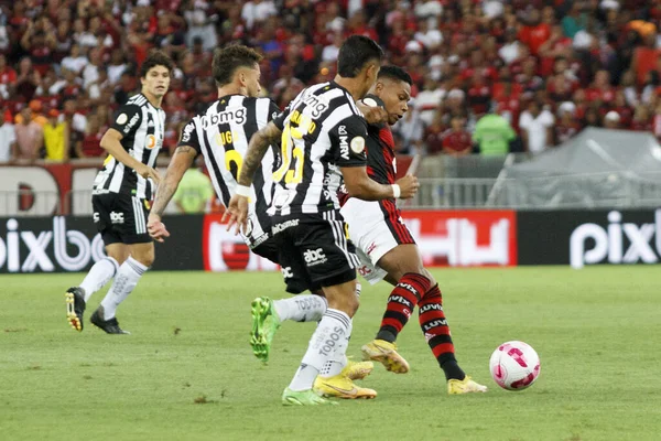 Brasilianische Fußballmeisterschaft Flamengo Gegen Atlético Oktober 2022 Rio Janeiro Brasilien — Stockfoto