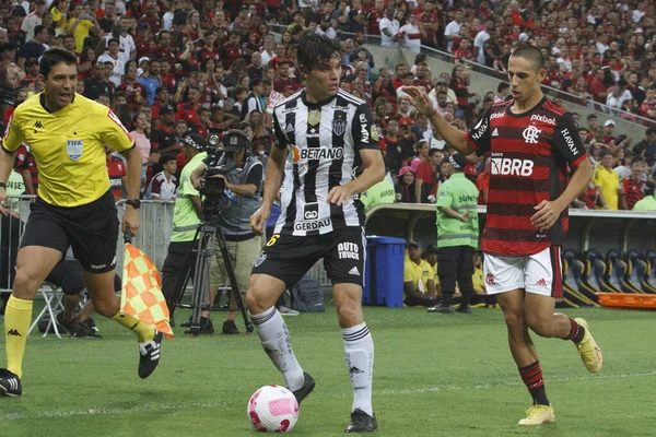 Brazilské Fotbalové Mistrovství Flamengo Atletico Října 2022 Rio Janeiro Brazílie — Stock fotografie
