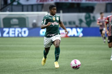 Brezilya Futbol Şampiyonası: Palmeiras Sao Paulo 'ya karşı. 16 Ekim 2022, Sao Paulo, Brezilya: Sao Paulo 'daki Allianz Parque Stadyumu' nda düzenlenen Brezilya Futbol Şampiyonası 'nın 32.