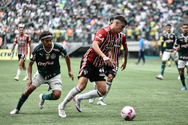 Brasilianische Fußballmeisterschaft Palmeiras Gegen Sao Paulo Oktober 2022 Sao Paulo — Stockfoto