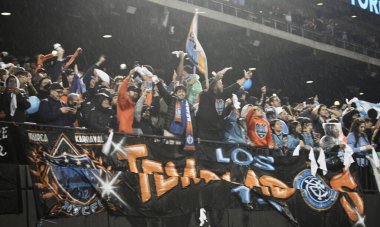 NYCFC 2022 Audi MLS Cup playoff 'larını Inter Miami CF' e karşı birinci turda kazandı. 17 Ekim 2022, New York, ABD: NYCFC, Corona, New York 'taki Citi Field' da Inter Miami CF 'yi 3-0 yenerek 2022 Audi MLS Cup playoffları birinci turunu kazandı. Th