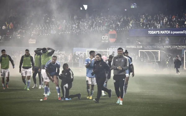 Nycfc Gewann 2022 Die Erste Runde Der Audi Mls Cup — Stockfoto