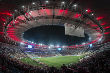 Brezilya Futbol Kupası - Finaller: Flamengo Corinthians 'a karşı. 19 Ekim 2022, Rio de Janeiro, Brezilya: Famengo ile Corinthians arasındaki futbol maçı, 19 Çarşamba günü Rio de Janeiro 'daki Maracana Stadyumu' nda düzenlenen Brezilya Futbol Kupası finali için geçerli.).