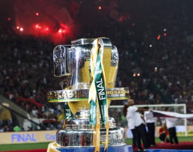 Brezilya Futbol Kupası - Finaller: Flamengo Corinthians 'a karşı. 19 Ekim 2022, Rio de Janeiro, Brezilya: Famengo ile Corinthians arasındaki futbol maçı, 19 Çarşamba günü Rio de Janeiro 'daki Maracana Stadyumu' nda düzenlenen Brezilya Futbol Kupası finali için geçerli.).