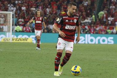 Brezilya Futbol Kupası - Finaller: Flamengo Corinthians 'a karşı. 19 Ekim 2022, Rio de Janeiro, Brezilya: Famengo ile Corinthians arasındaki futbol maçı, 19 Çarşamba günü Rio de Janeiro 'daki Maracana Stadyumu' nda düzenlenen Brezilya Futbol Kupası finali için geçerli.).