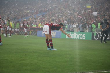 Brezilya Futbol Kupası - Finaller: Flamengo Corinthians 'a karşı. 19 Ekim 2022, Rio de Janeiro, Brezilya: Famengo ile Corinthians arasındaki futbol maçı, 19 Çarşamba günü Rio de Janeiro 'daki Maracana Stadyumu' nda düzenlenen Brezilya Futbol Kupası finali için geçerli.).