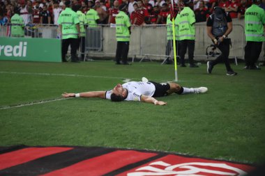 Brezilya Futbol Kupası - Finaller: Flamengo Corinthians 'a karşı. 19 Ekim 2022, Rio de Janeiro, Brezilya: Famengo ile Corinthians arasındaki futbol maçı, 19 Çarşamba günü Rio de Janeiro 'daki Maracana Stadyumu' nda düzenlenen Brezilya Futbol Kupası finali için geçerli.).