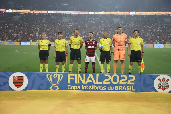 Brazylia Puchar Piłki Nożnej Finały Flamengo Corinthians Października 2022 Rio — Zdjęcie stockowe