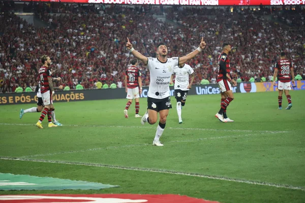 Brazil Soccer Cup Finals Flamengo Corinthians October 2022 Rio Janeiro — Stock Photo, Image