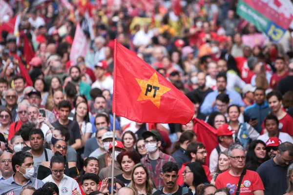 Outubro 2022 Porto Alegre Rio Grande Sul Brasil Candidato Presidencial — Fotografia de Stock