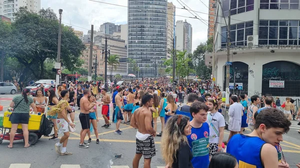 Estudantes Direito Durante Tradicional Peruada Usp 2022 São Paulo Outubro — Fotografia de Stock